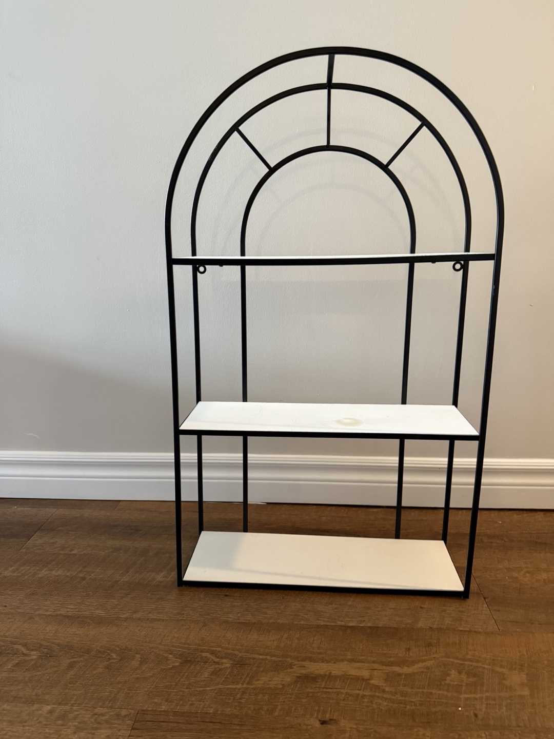 Metal and Wood Shelf