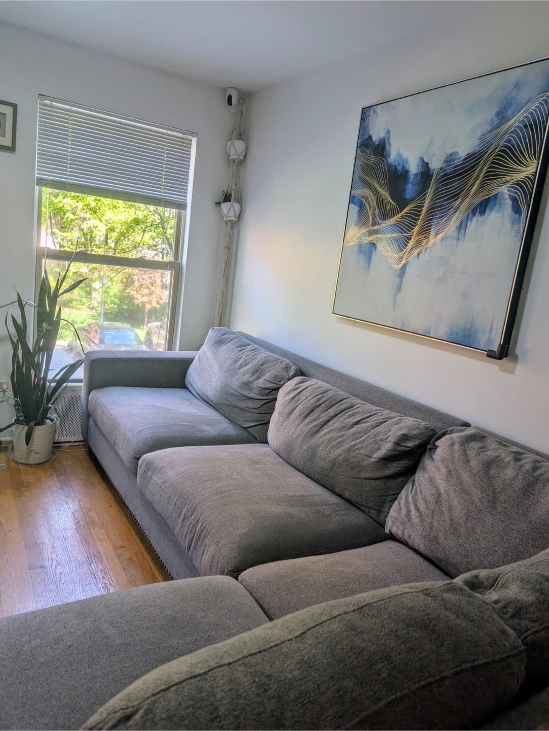 Thomasville Gray Sectional Couch - photo 5