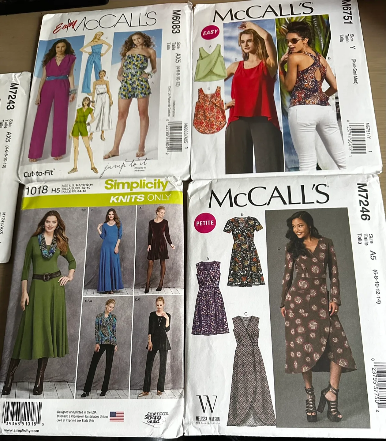 #Freecycle bundle 🥕of 7 McCall’s Sewing Patterns - 7 McCall's image indicator(2)