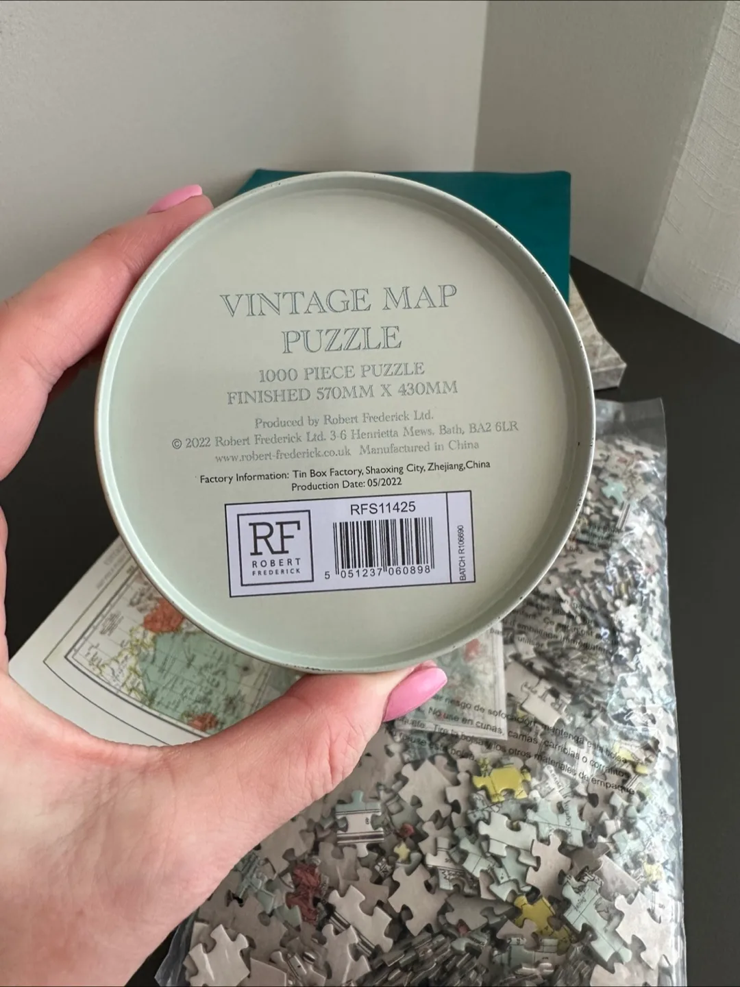 Vintage Map Puzzle image indicator(3)