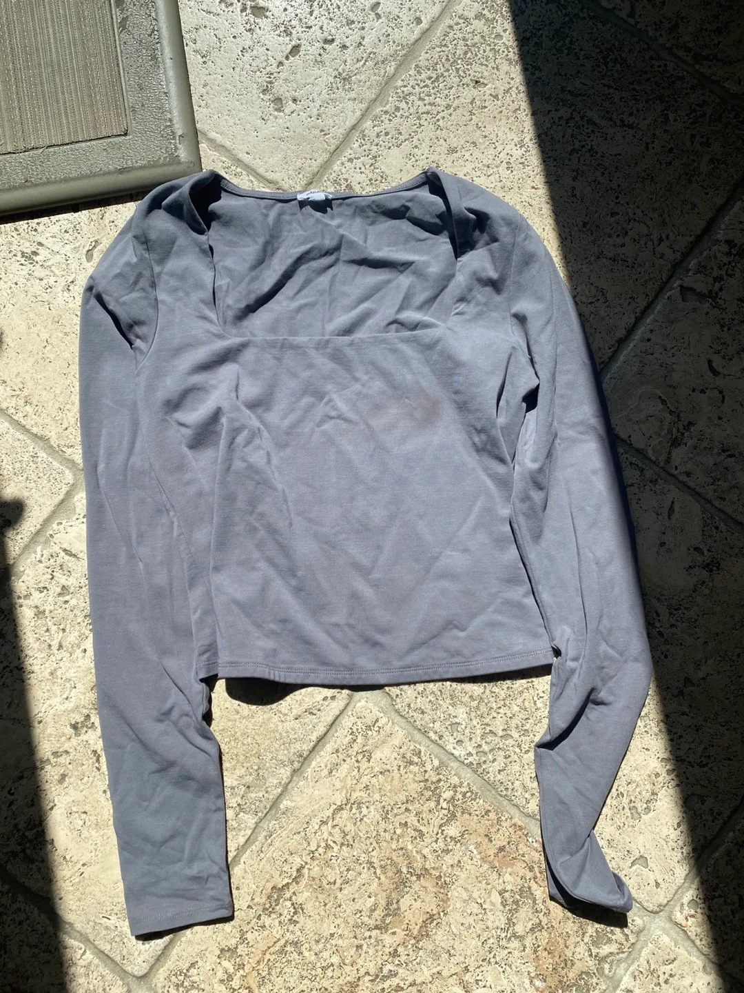 Garage gray Long Sleeve Top thumbnail
