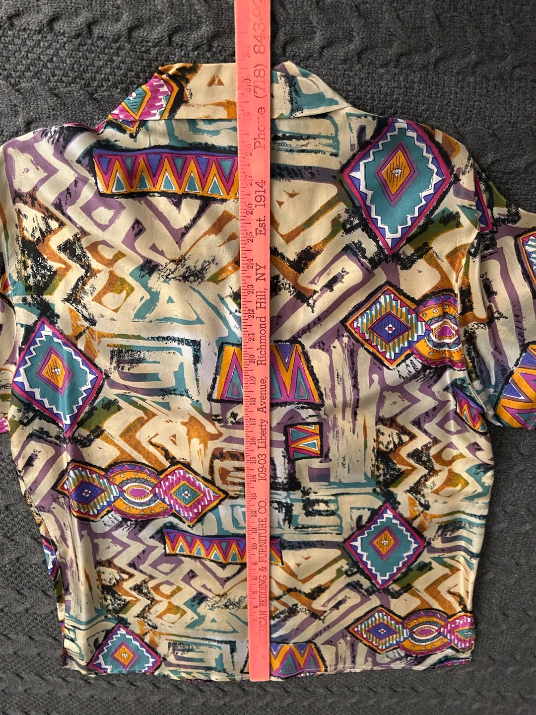 100% Silk, S/S, Shirt by Arnold Zimberg New York Silks image indicator(5)