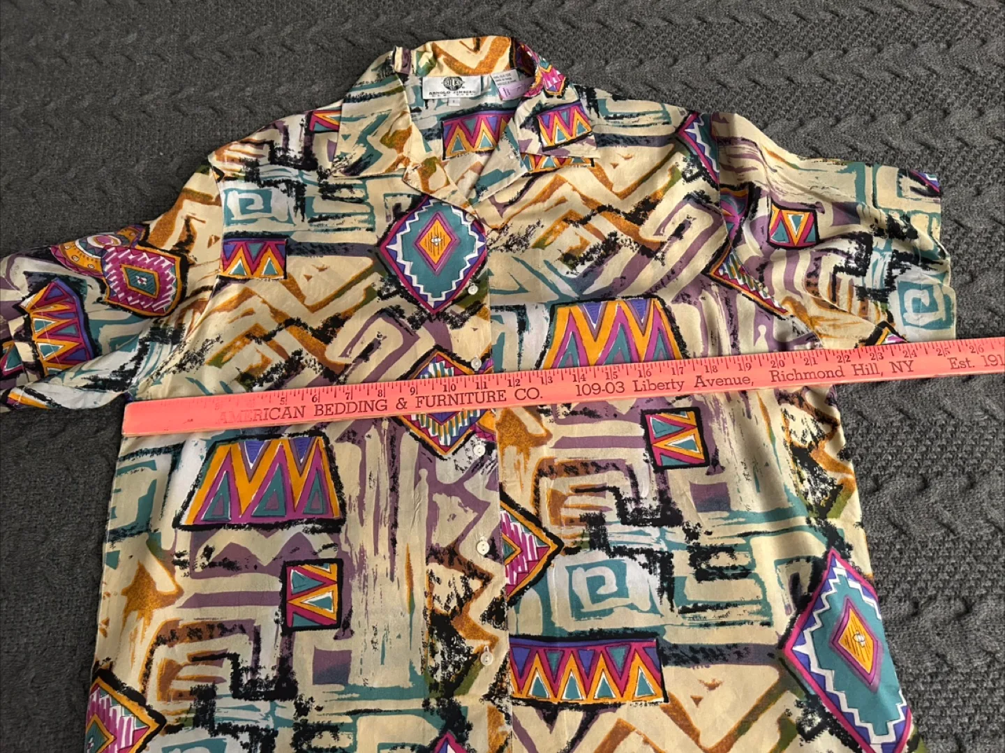 100% Silk, S/S, Shirt by Arnold Zimberg New York Silks image indicator(7)