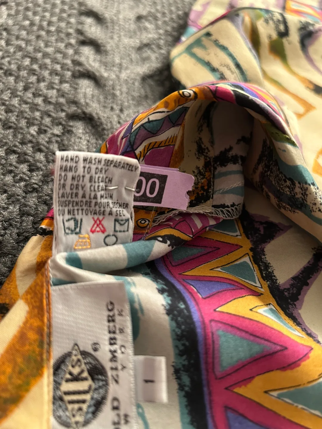 100% Silk, S/S, Shirt by Arnold Zimberg New York Silks image indicator(9)