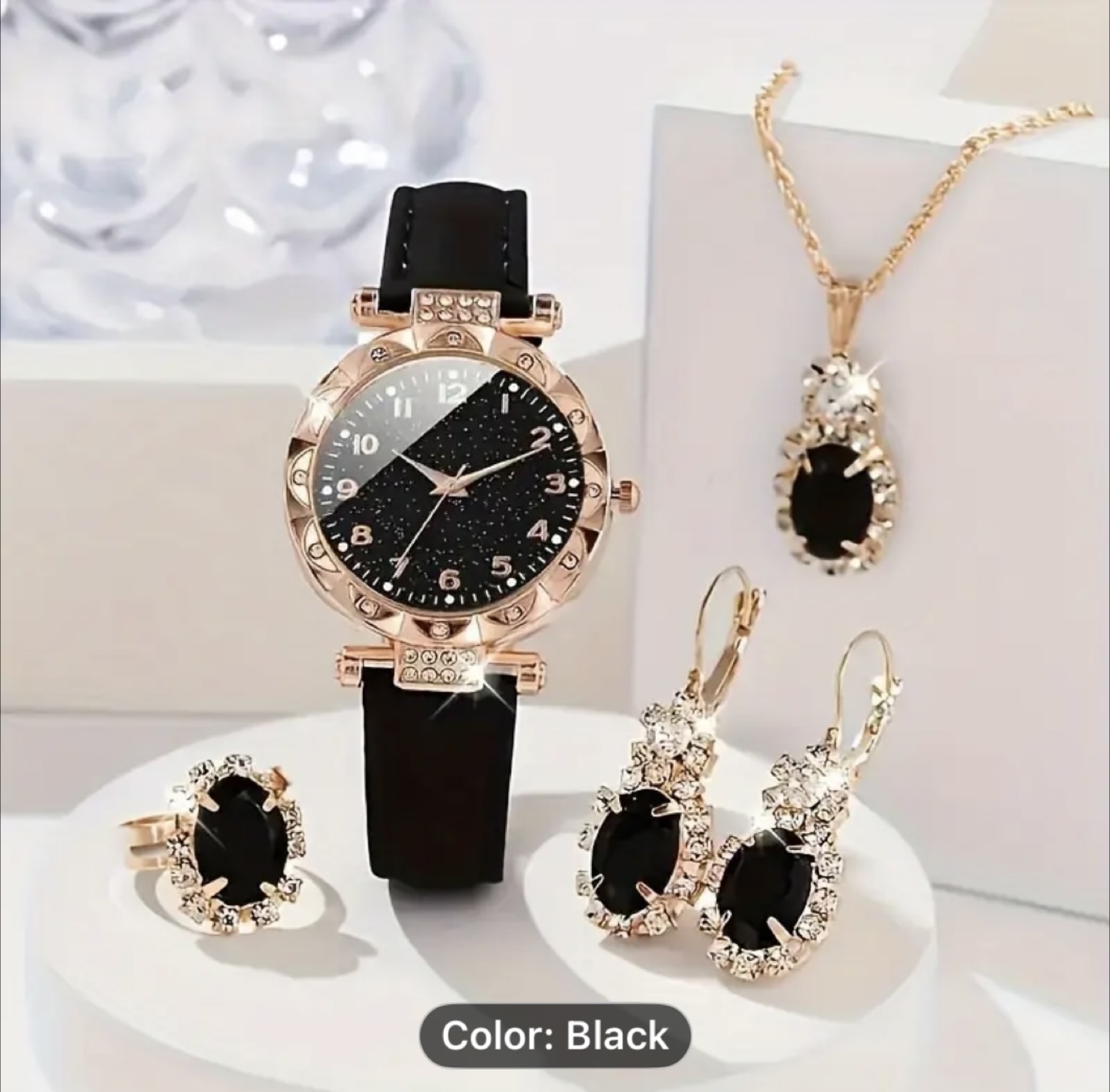 Elegant Watch and Jewelry Set