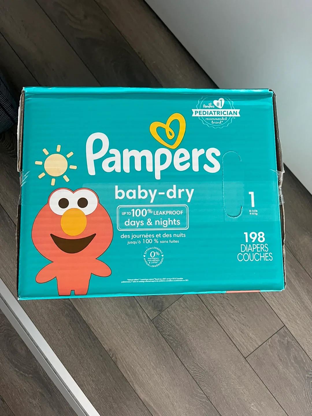 Pampers Baby Dry Diapers Size 1 - 198 Count thumbnail