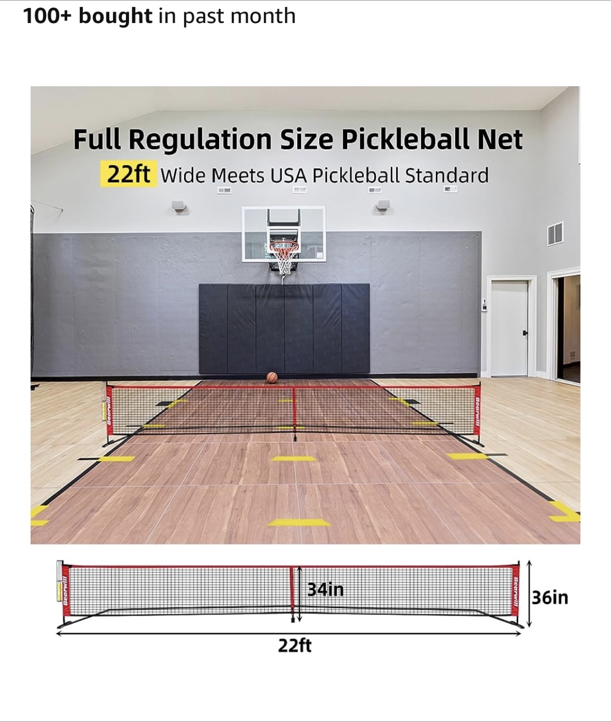 Bearwill Pickleball Net Set - photo 2