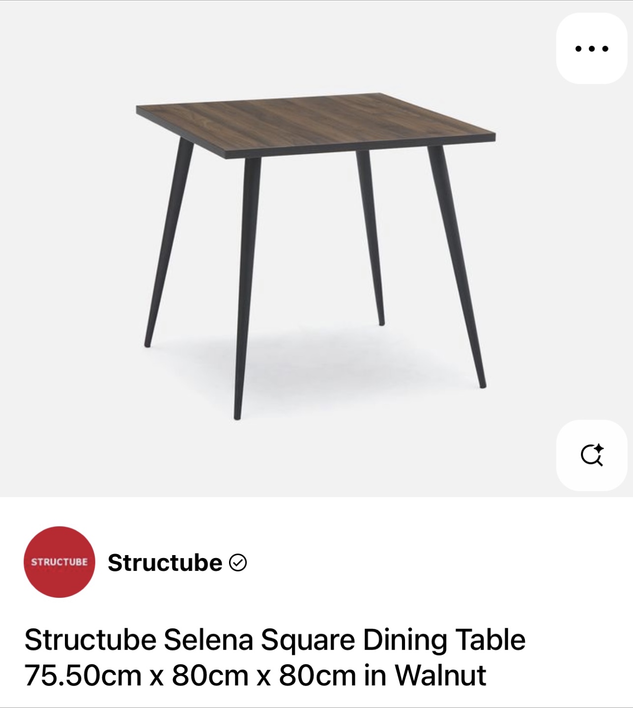 Structube dining table set - photo 3
