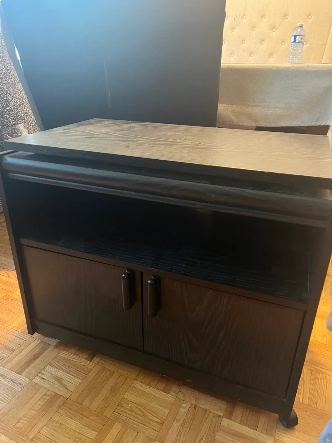TV stand ( can rotate and have wheels) thumbnail