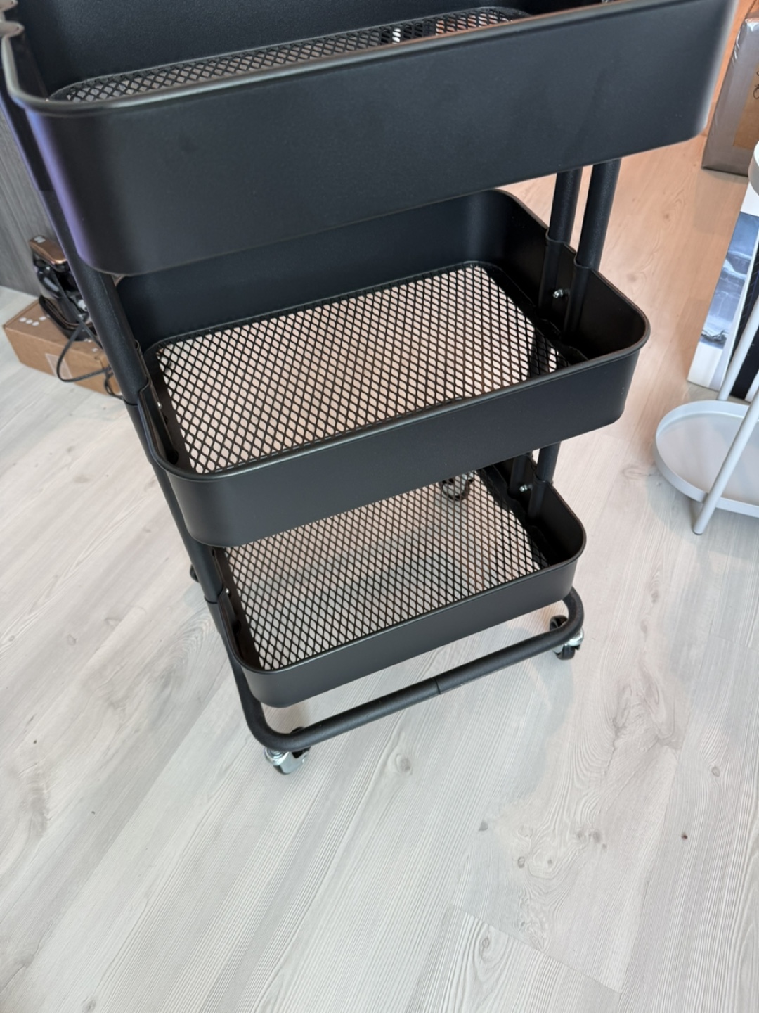 IKEA RASKOG Black Rolling Cart - photo 3