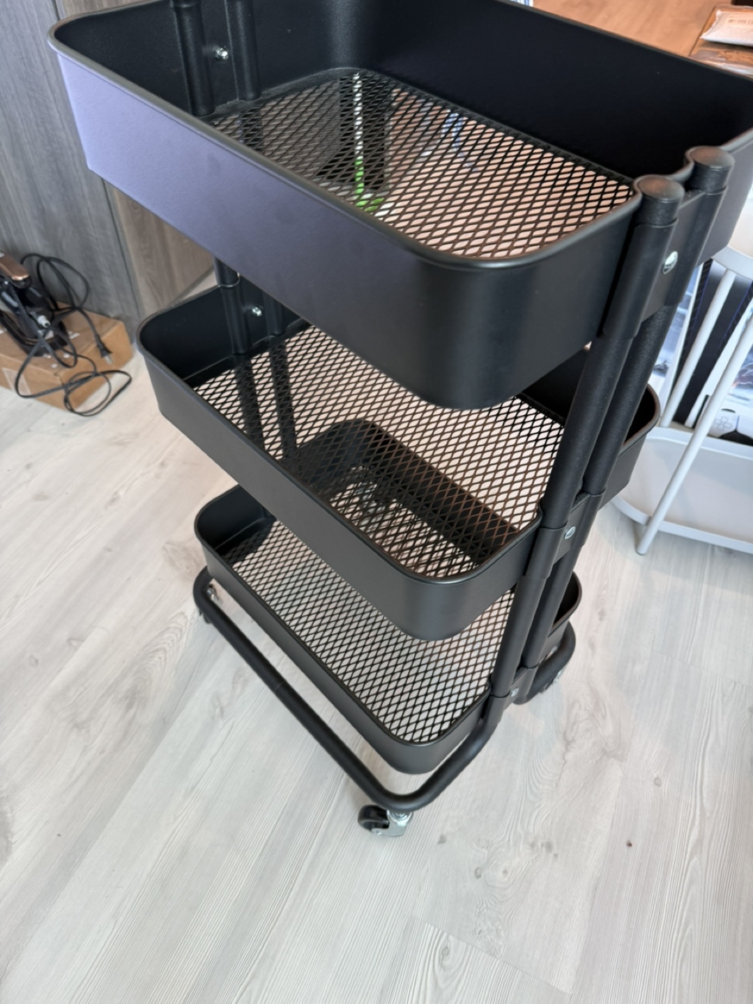 IKEA RASKOG Black Rolling Cart - photo 2