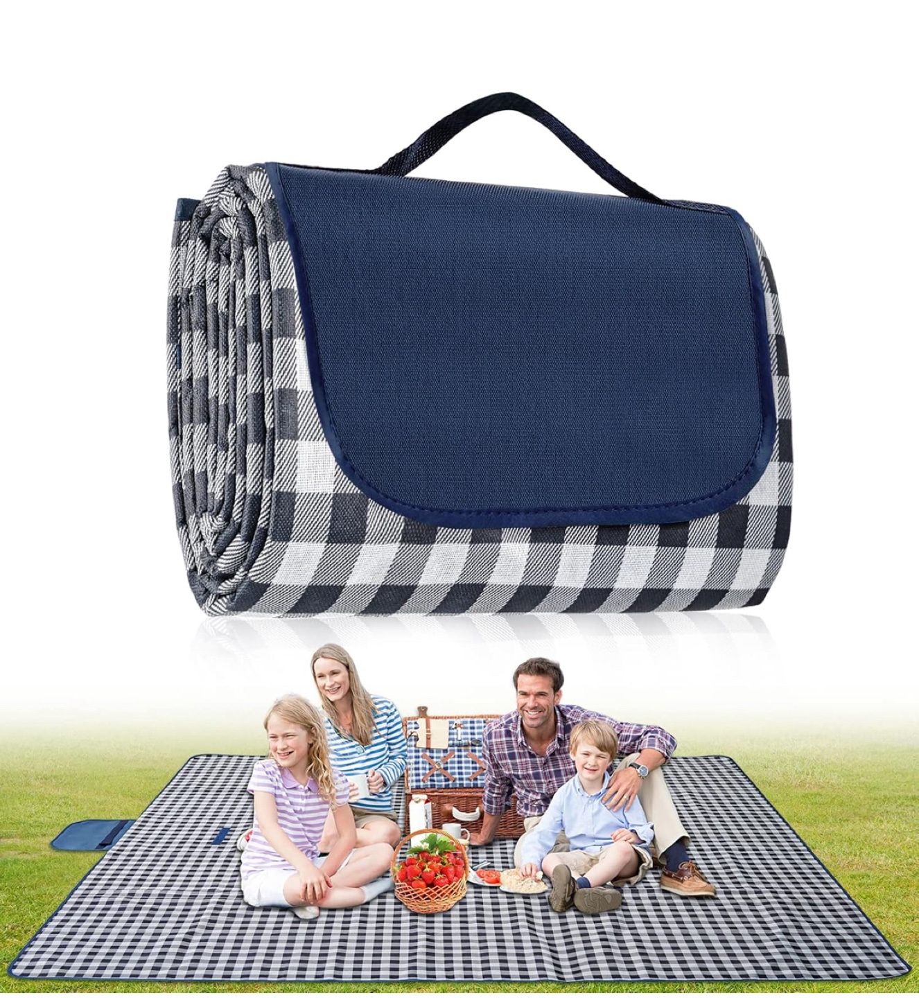 Picnic Blanket - Extra Large, Plaid Pattern - photo 3