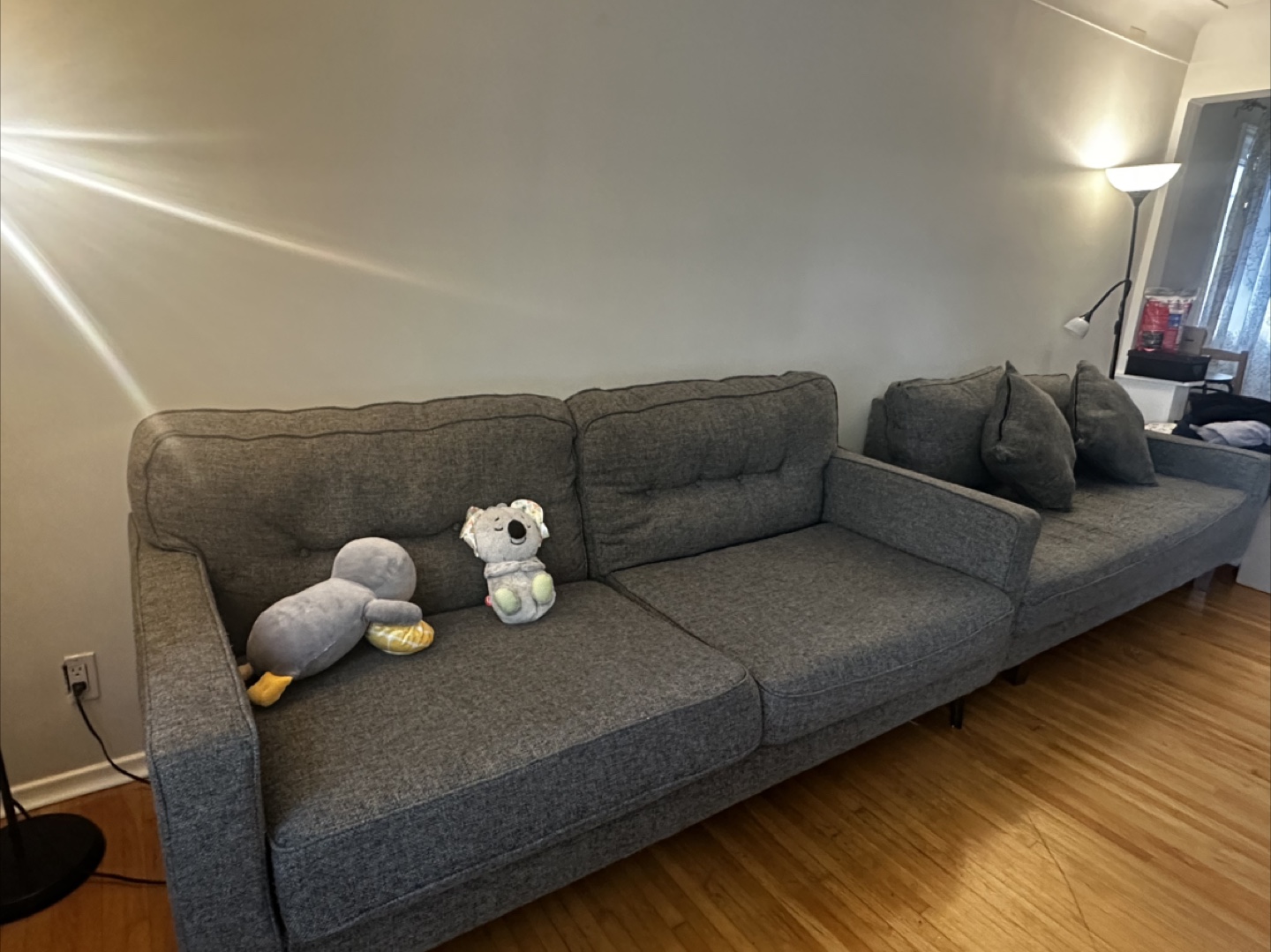 Grey couch - photo 3