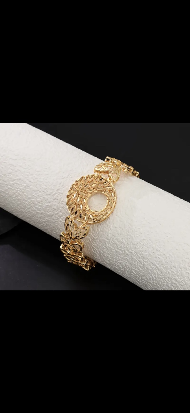 Golden Floral Bracelet - photo 3