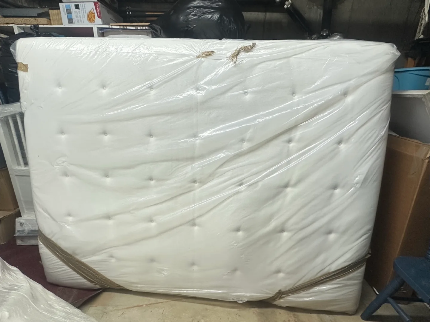 Queen Size White Tufted Mattress thumbnail