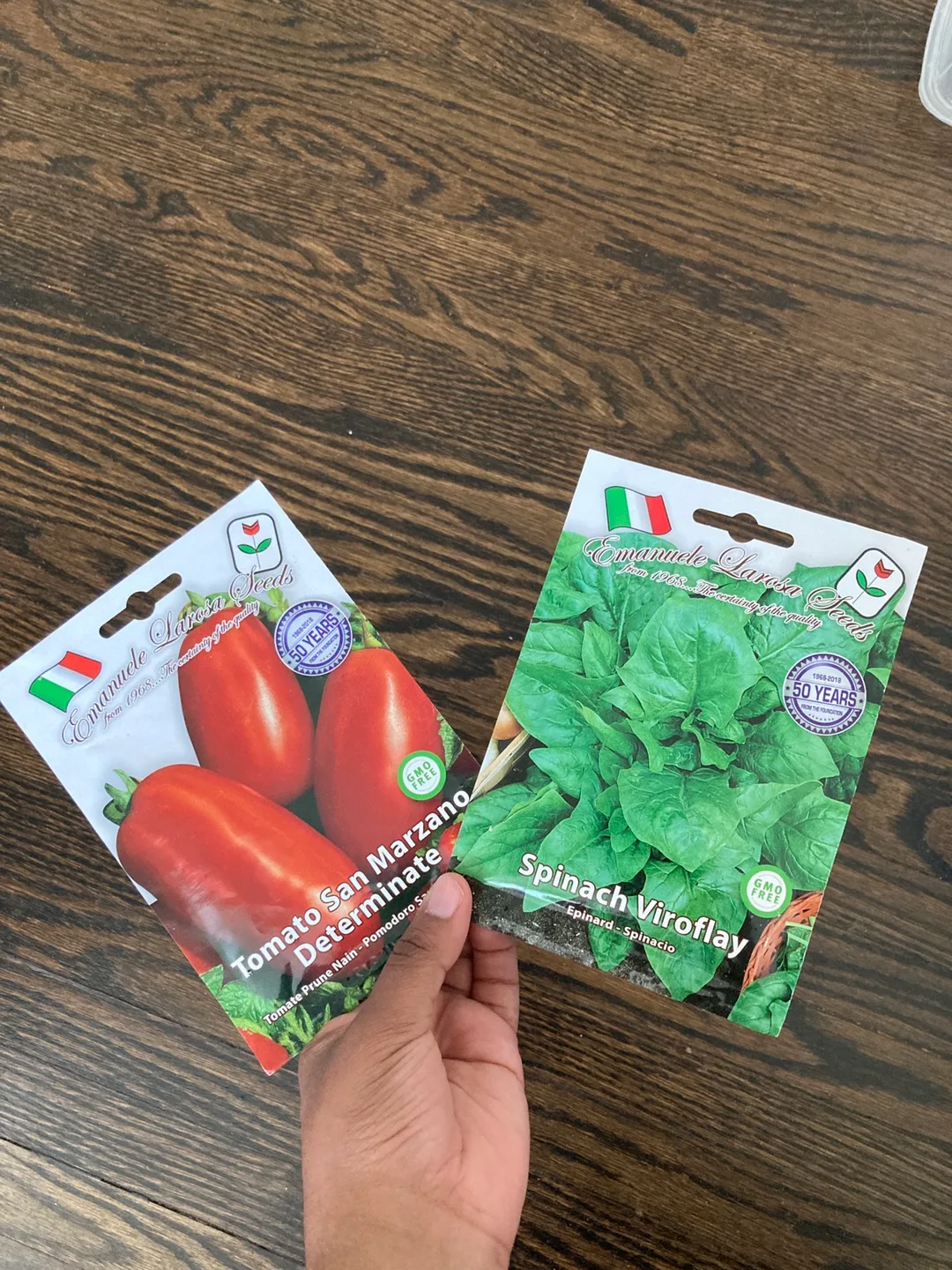 Tomato & Spinach Seeds - Emanuele Larosa brand thumbnail