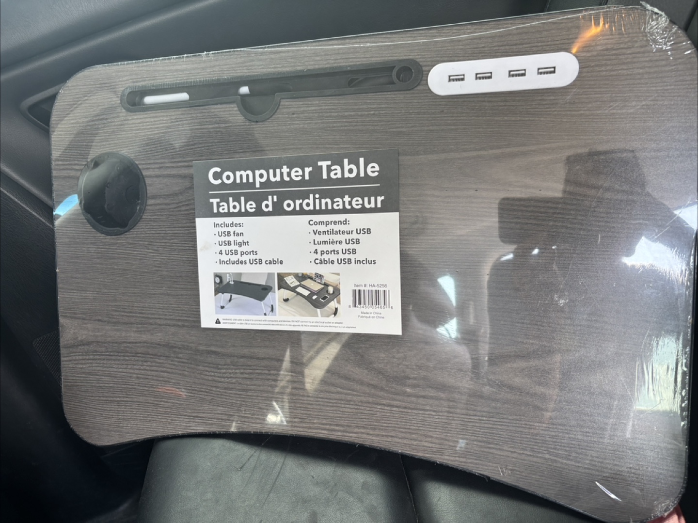 New Computer Table with USB Ports and Light