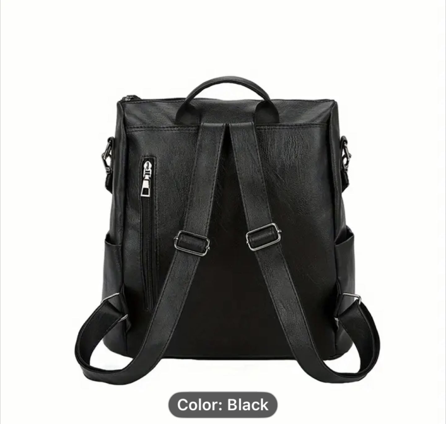 Black Backpack Purse - photo 2