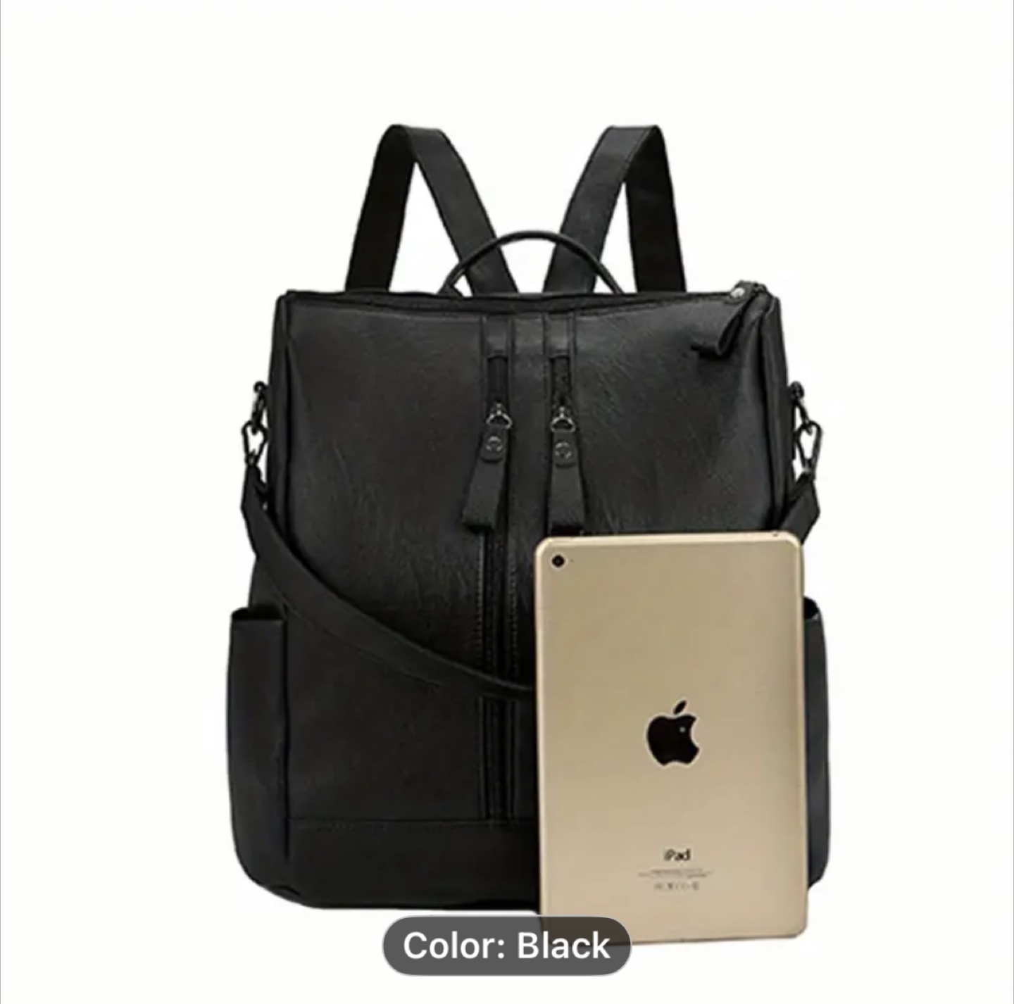 Black Backpack Purse - photo 4