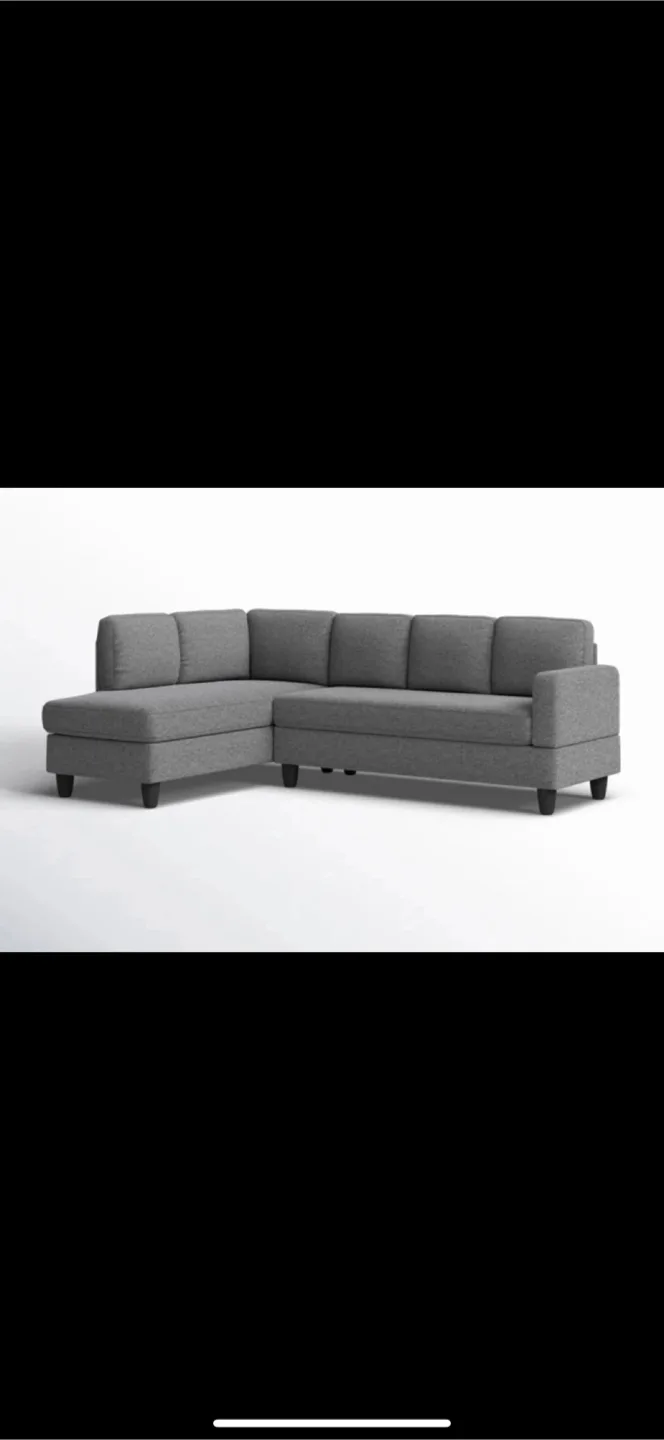 Wayfair Grey Sectional Sofa thumbnail