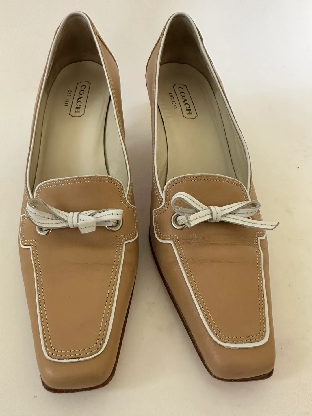 Coach Leather Heels thumbnail