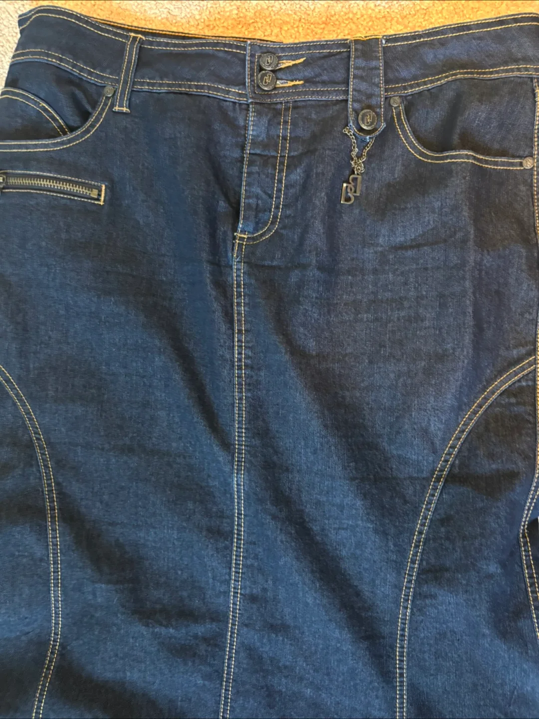 Bisou Bisou Denim Skirt image indicator(2)