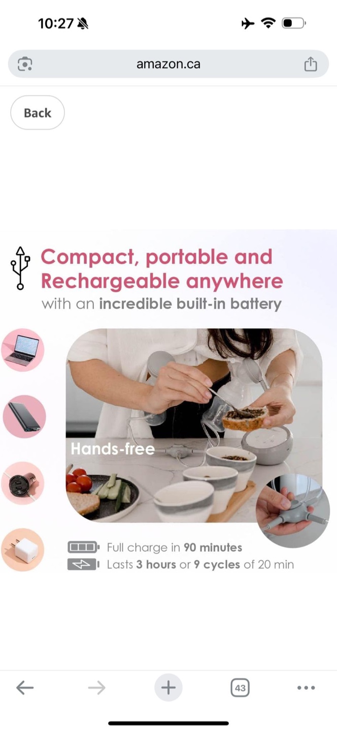 bblüv FLöw Portable Electric Breast Pump - photo 3