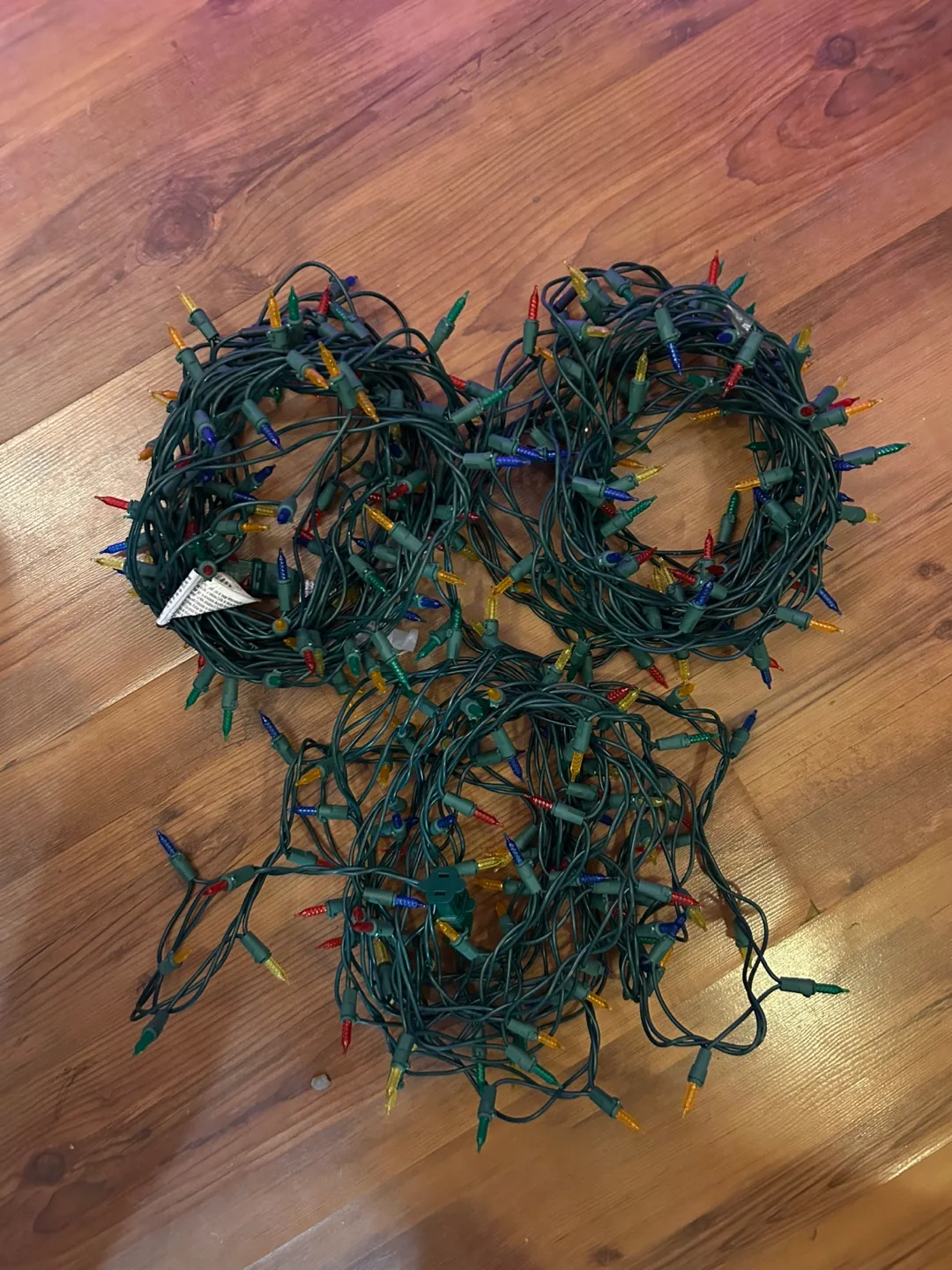 Multi-Coloured String Lights - Set of 3 image indicator(2)