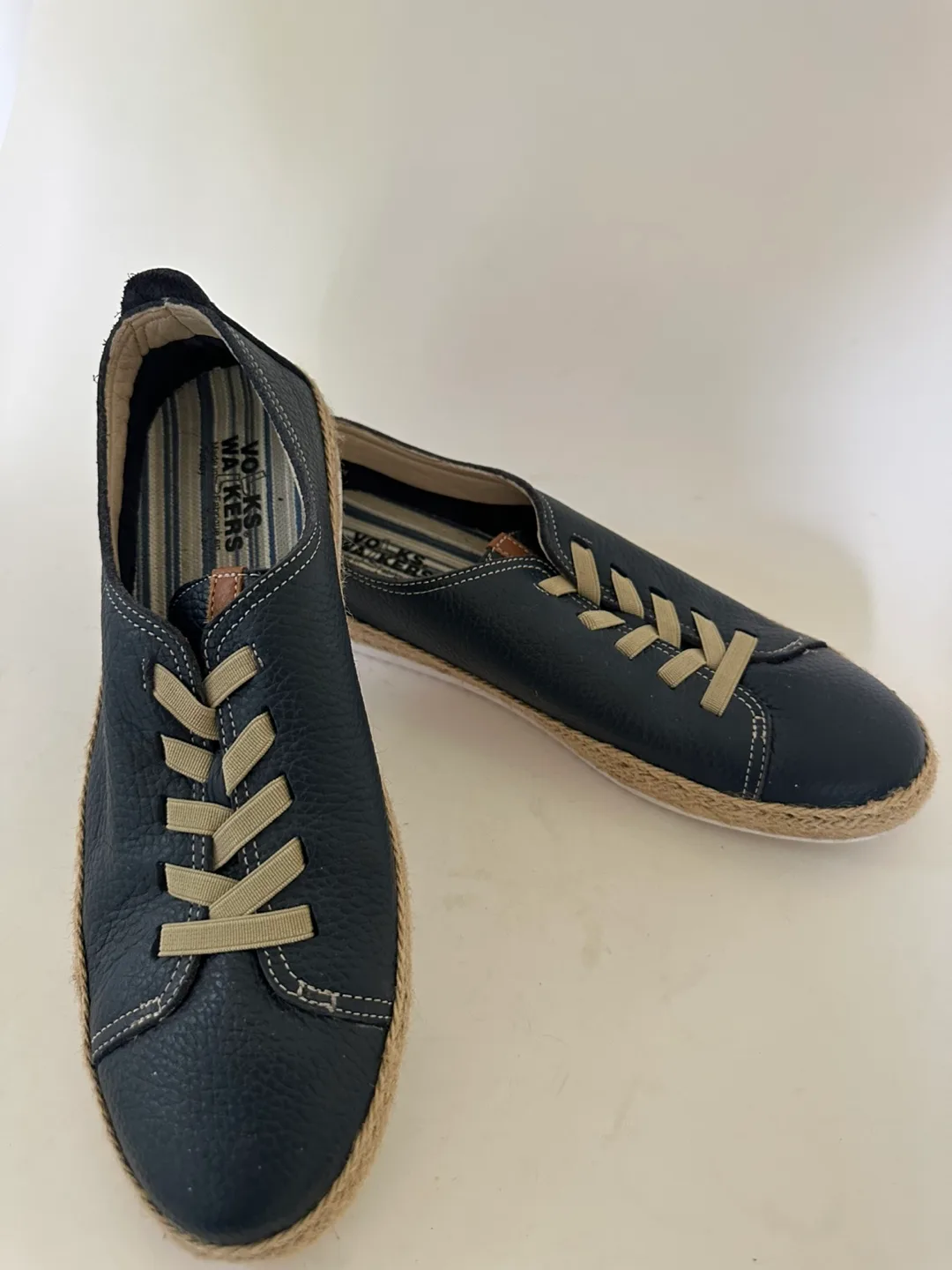 Volks Walkers Navy Espadrille Sneakers size 10 image indicator(4)