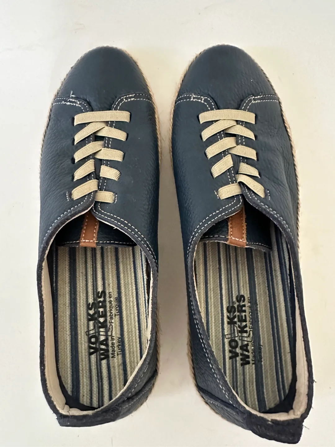 Volks Walkers Navy Espadrille Sneakers size 10 image indicator(5)