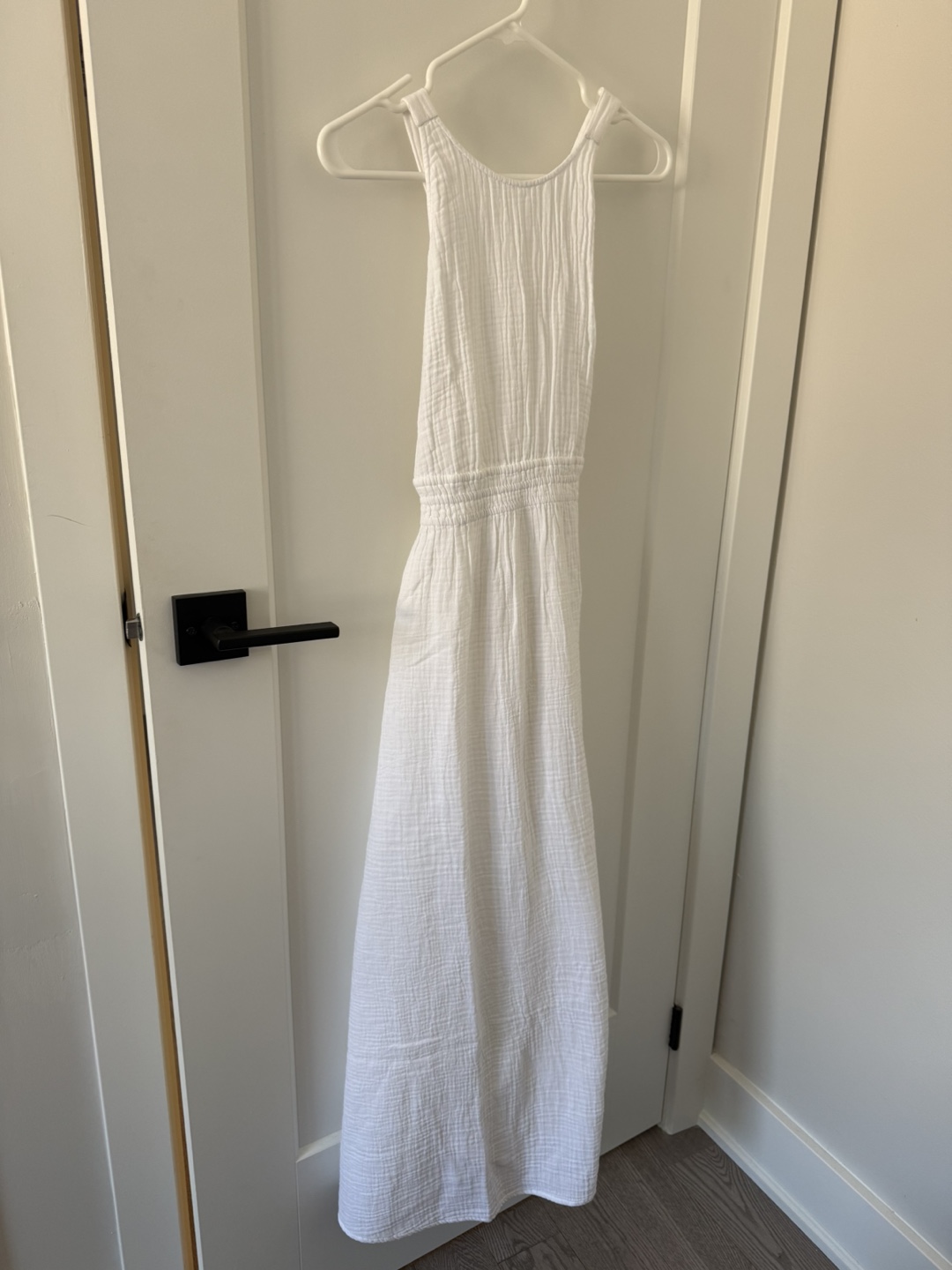 Aritzia Aries White Maxi Dress
