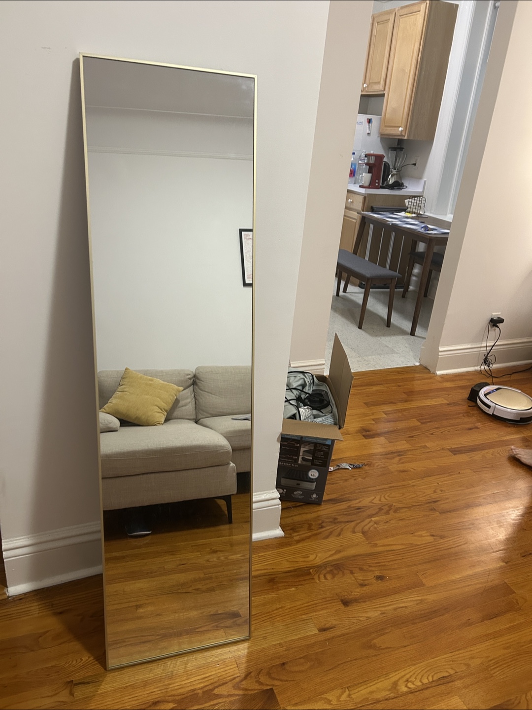 Full Length Mirror with Gold Frame - photo 3