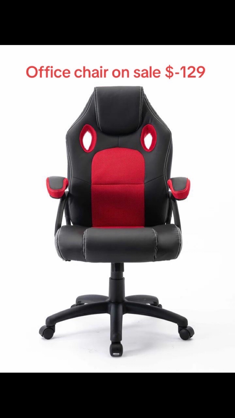 Red and Black Office Chair