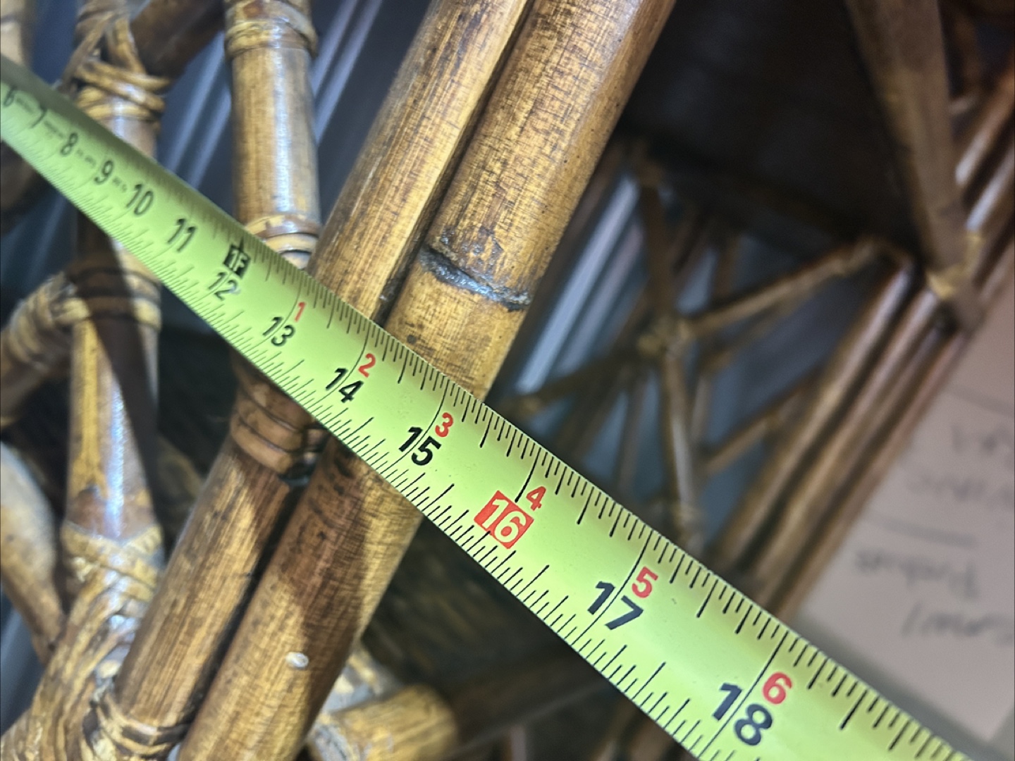 Vintage Bamboo Bookshelf - photo 4