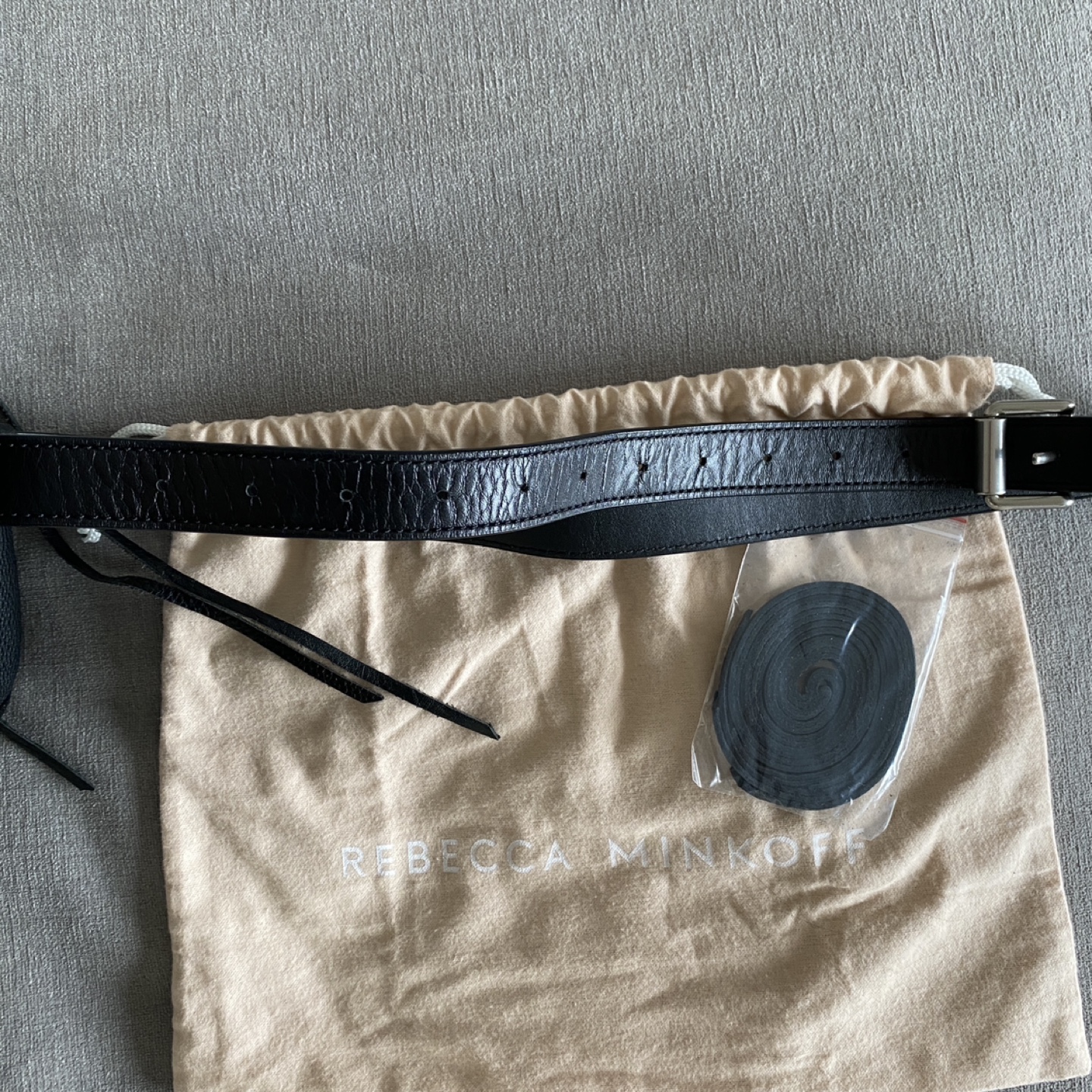 Rebecca Minkoff Blythe Pebbled Belt Bag Black - photo 5