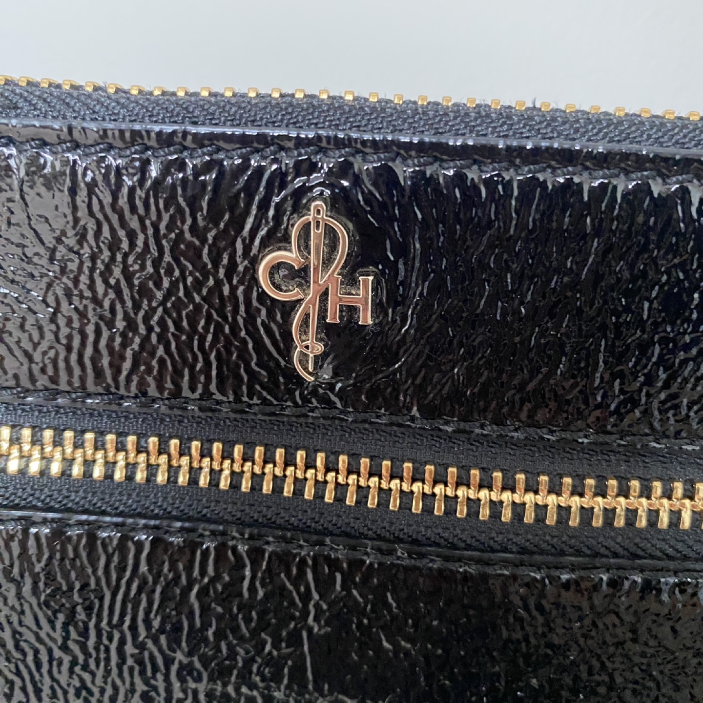 Cole Haan Village Sheila Crossbody Bag Patent Leather Black - photo 5
