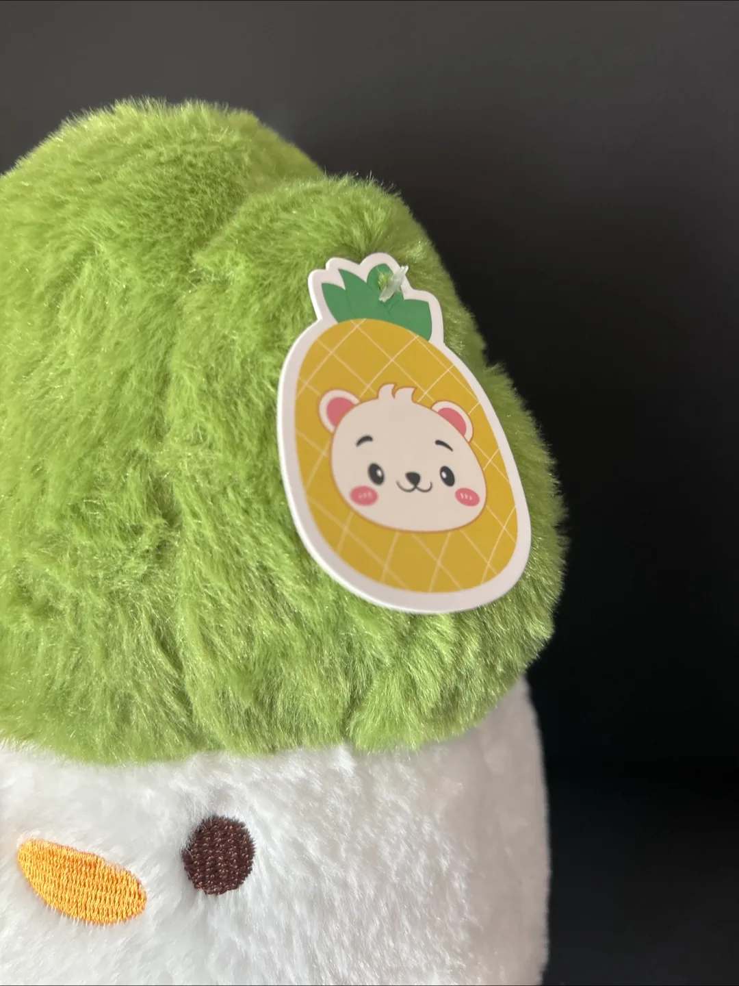 Cute Green & White Stuffed Plushie image indicator(3)
