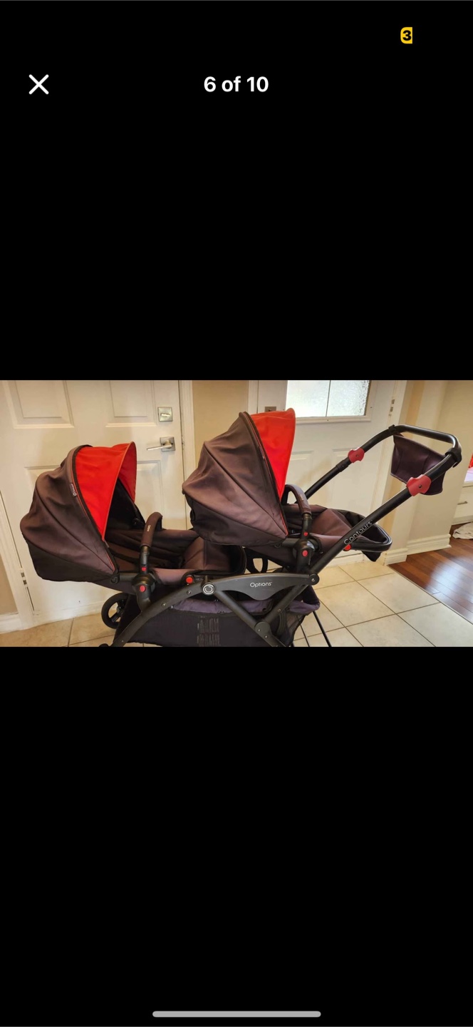 Double Stroller - Compact Folding