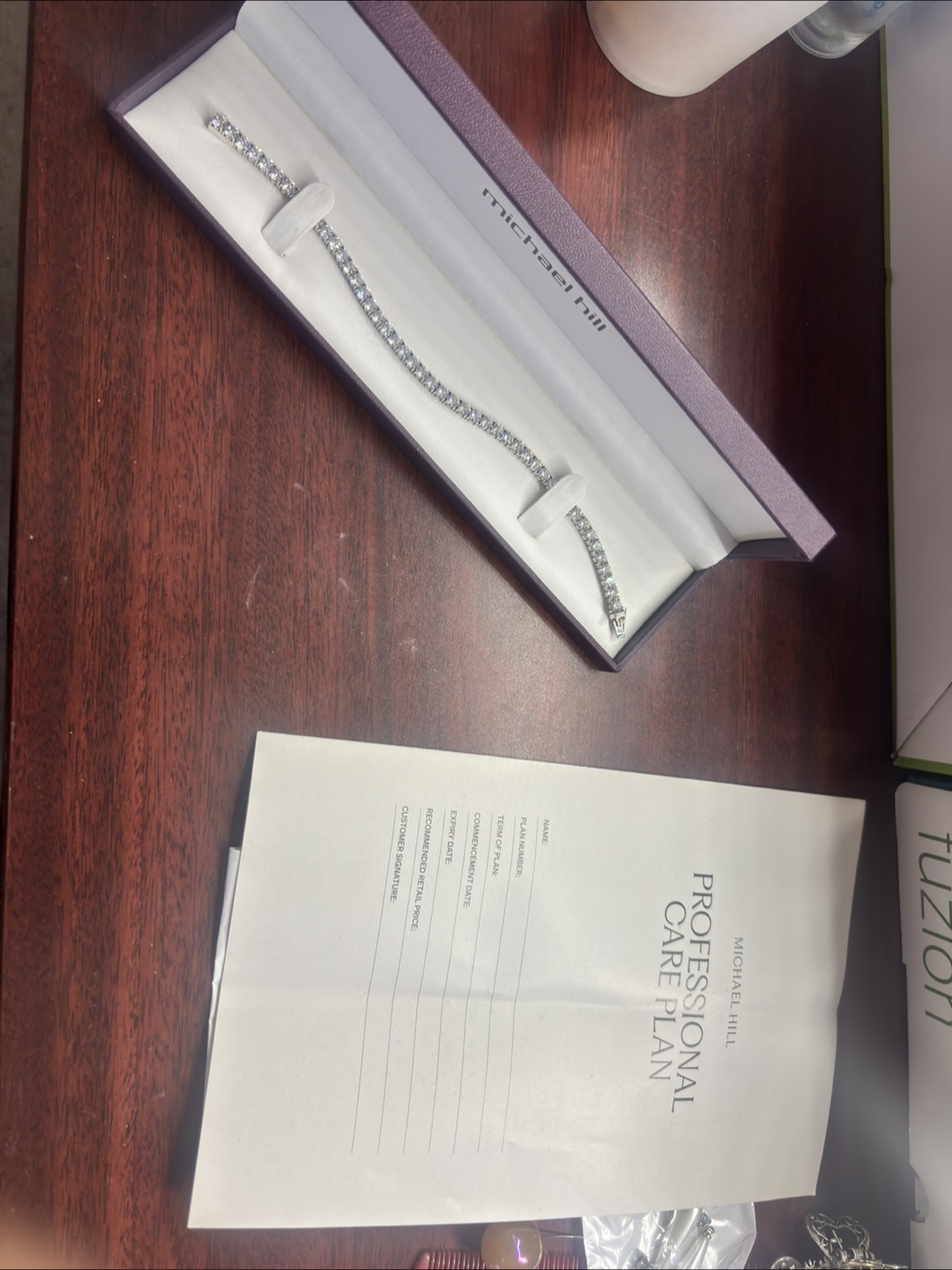 Michael Hill Bracelet with Box and Care Plan