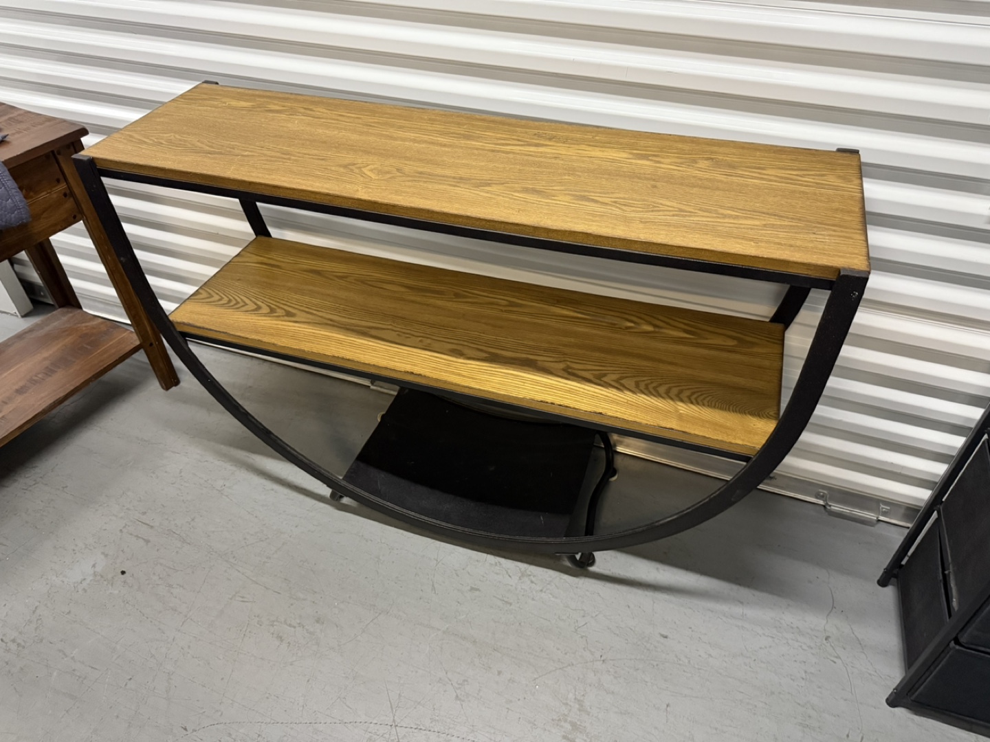 Modern Shelf with Wood Shelves - photo 2