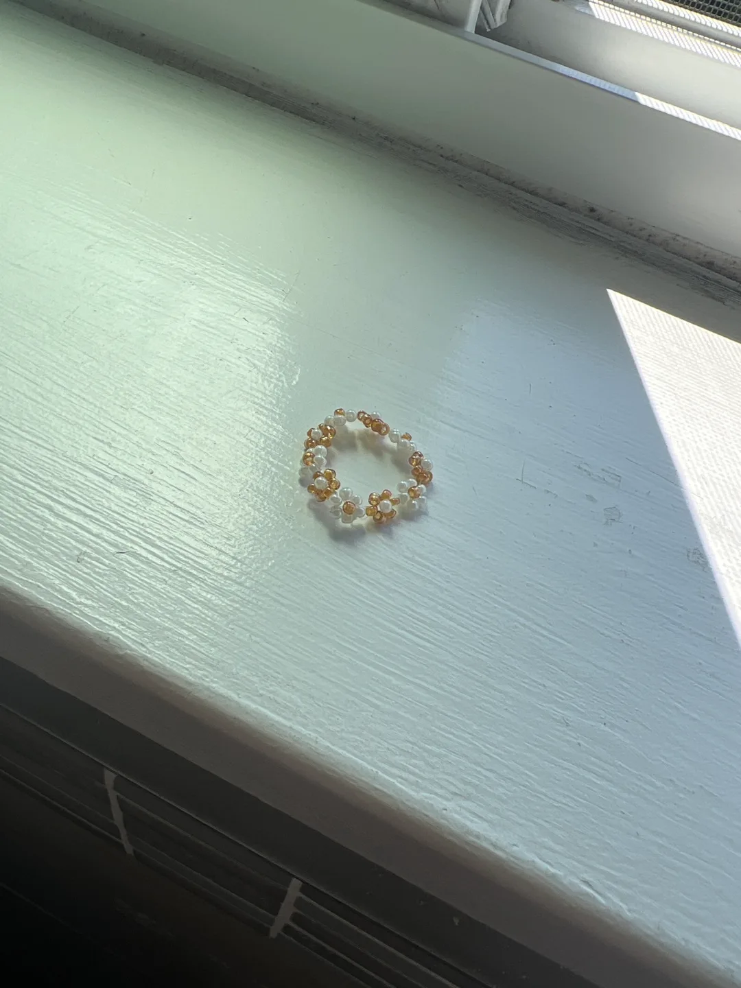 Flower beaded ring image indicator(3)