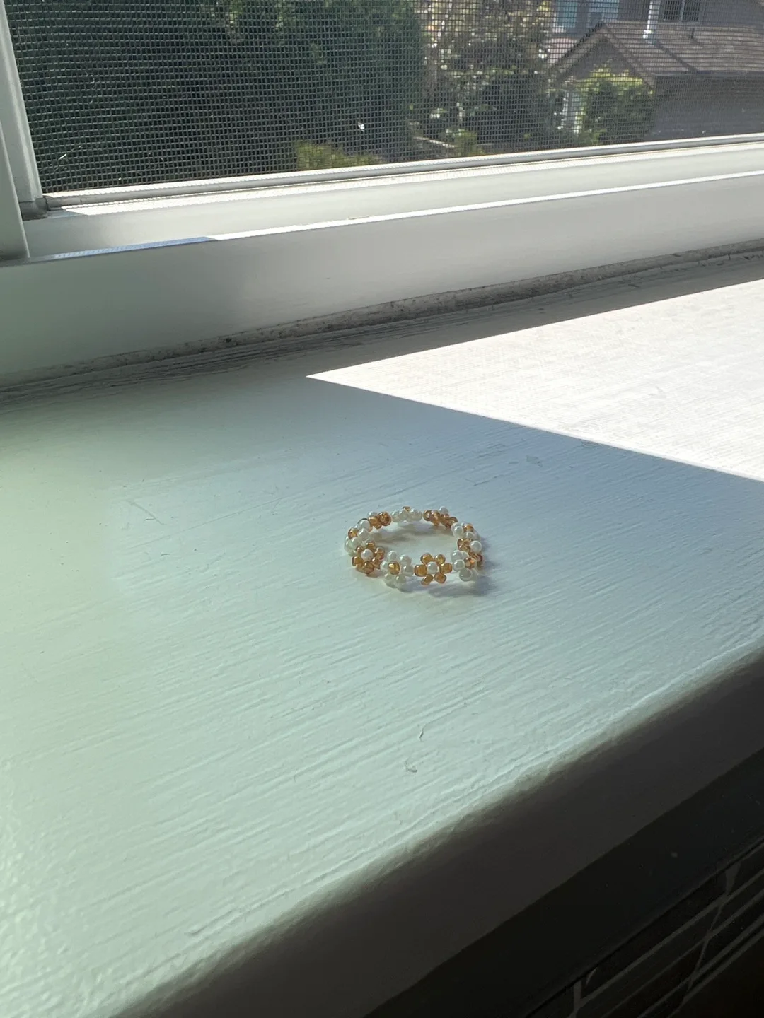 Flower beaded ring image indicator(2)