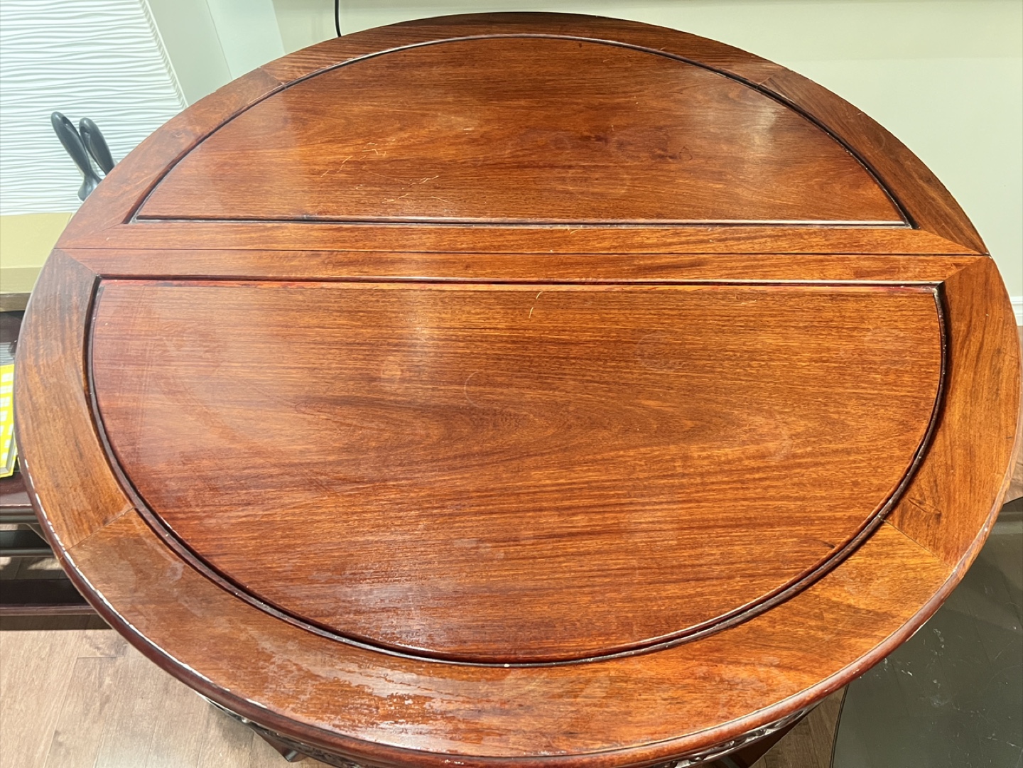 Mahogany solid wood dining table - photo 2