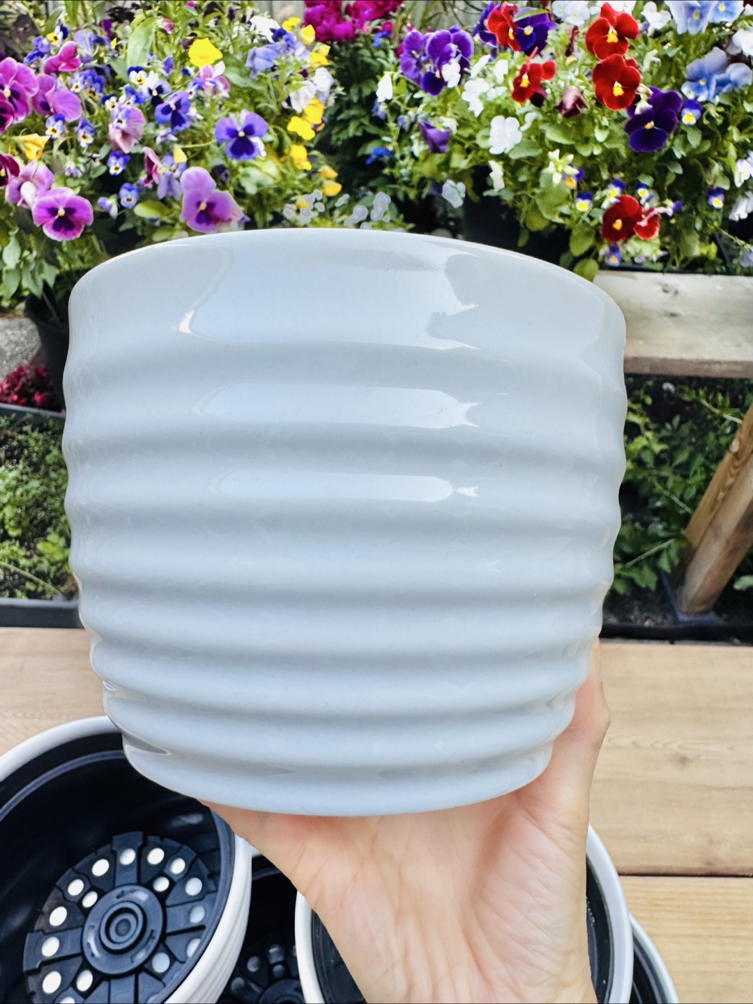 Flower Pot - Ceramic - Only One left - photo 3