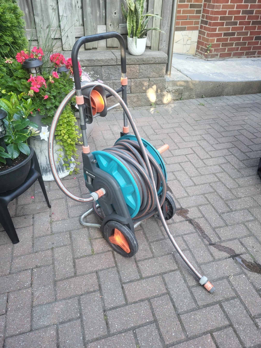Gardena Hose Reel on Wheels