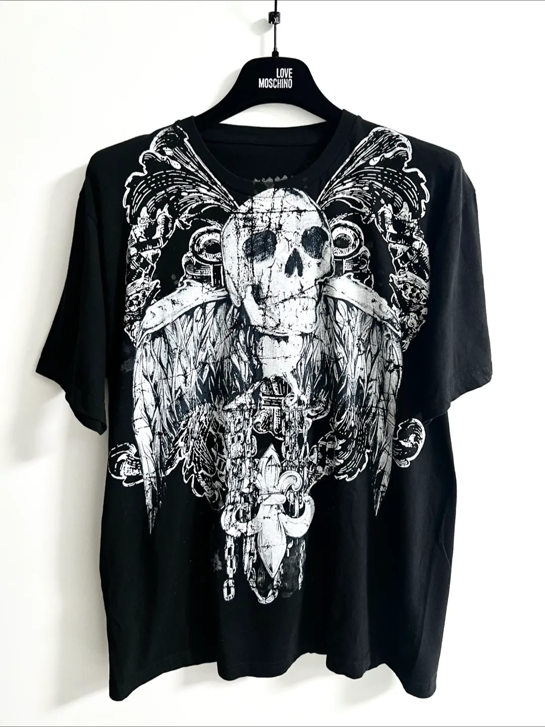 Y2K Band Skull Angel 00s Tie Dye Tee thumbnail