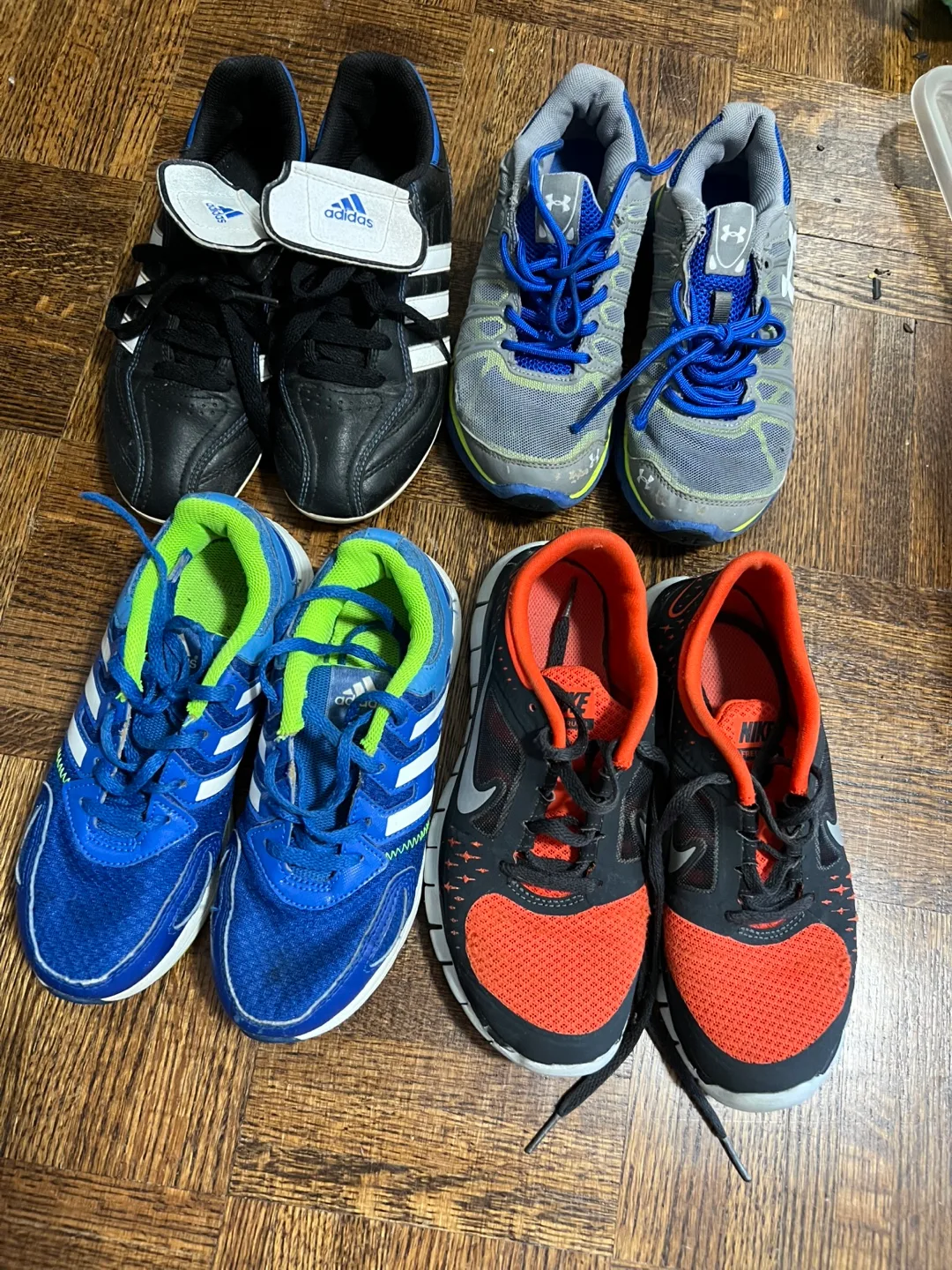 Assorted Kids' Shoes - Adidas, Nike, Under Armour thumbnail