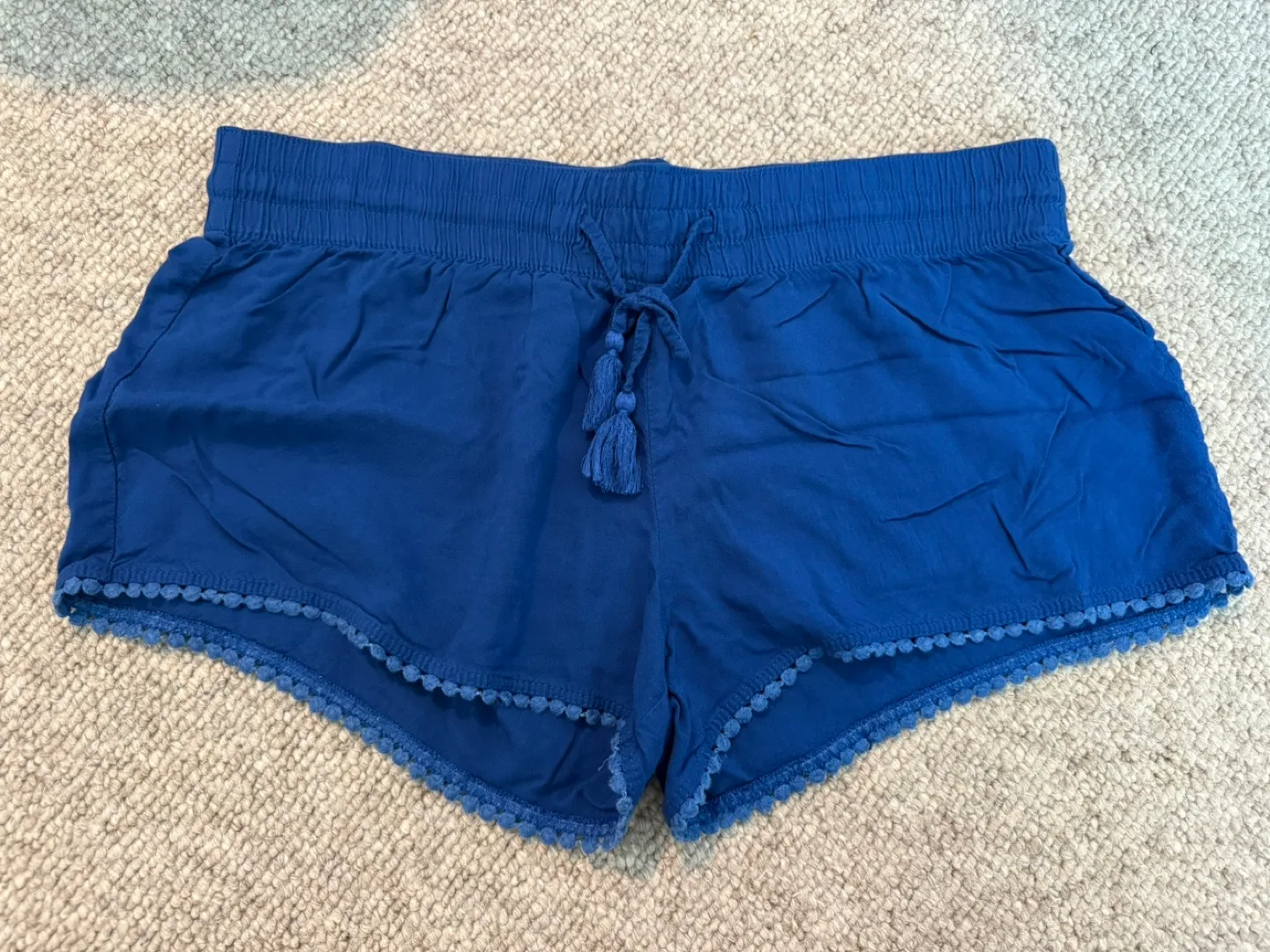 Floral Print and Solid Colour Shorts thumbnail