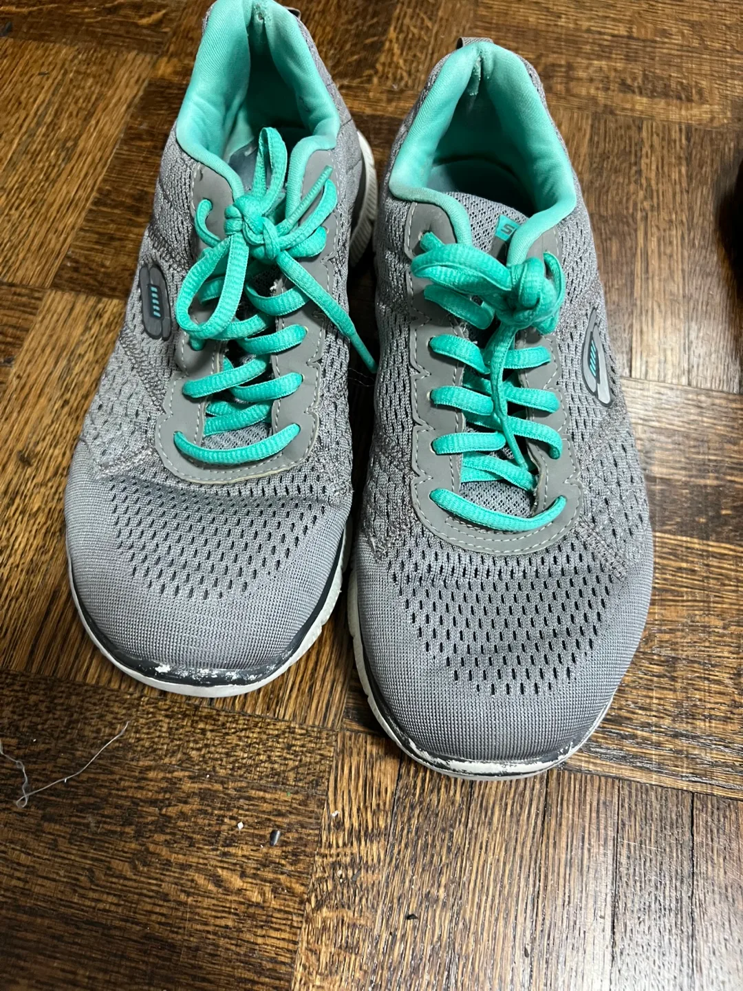 Skechers Grey Athletic Sneakers thumbnail