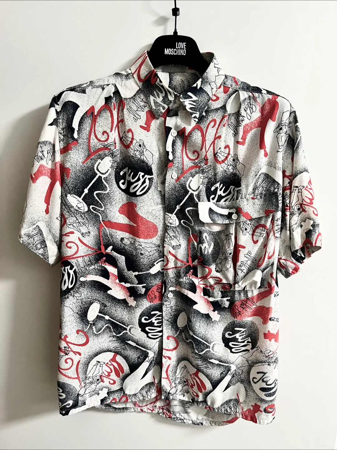 Y2K Summer Printed Pocket Short Sleeve Shirt thumbnail